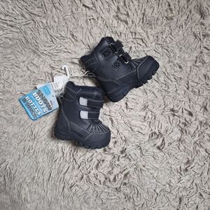 The Childrens Place Boots Toddler Size 4 Snow Boots Winter Gray Gorpcore New NWT